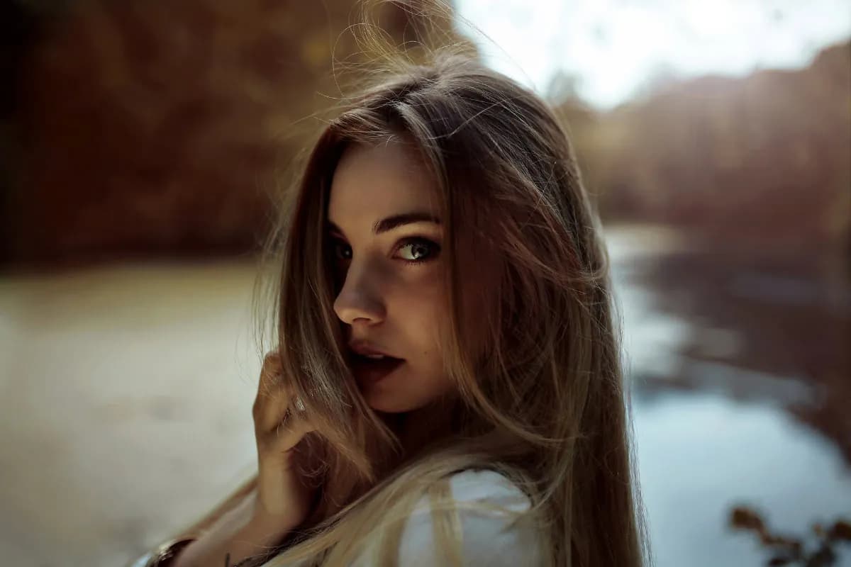 Žena lepe kose